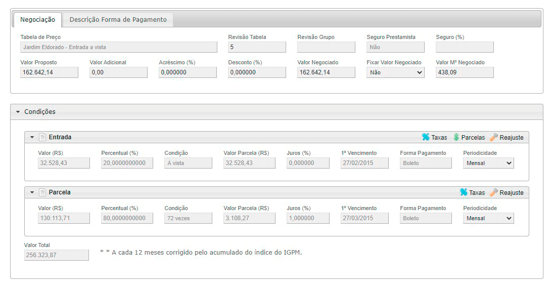 Tela: Venda Tela: Venda